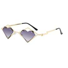 Gafas unisex con montura con forma de corazón 848