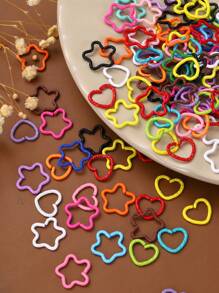 60 件多种颜色和款式发带、发夹配饰适合女孩、辫子装饰 - 彩色 - 查看 8