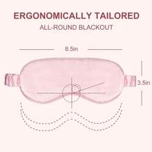 100% Light Blocking Eye Mask, Eye Mask, Comfortable Sleeping Supplies At Night, Flight Eye Mask, Nap Eye Mask,Ultra Soft Sleep Eye Mask, 100% Blackout, Blindfold Sleeping Eye Mask, Smooth Eye Mask For Sleeping, Sleep Aid Eye Mask, Travel Sleep Eye Mask