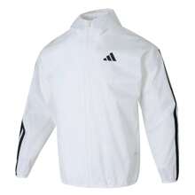 Adidas M 3-Stripe Ripstop Men's Jacket, Sporty Minimalist Casual Windbreaker, JF3682