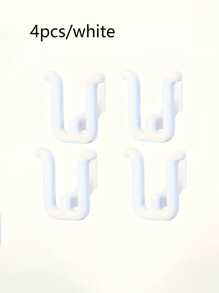 1 pezzo/2 pezzi/3 pezzi/4 pezzi Ganci autoadesivi in plastica per ciabatte, rastrelliera per ciabatte da bagno, montaggio a parete senza foratura per bagno, porta, parete del bagno, per riporre le scarpe, adatto per bagno, cucina, camera da letto, superfici lisce come piastrelle, metallo, vetro, legno liscio, facile installazione, stile alla moda, non adatto per pareti in intonaco, cemento, carta da parati, pareti imbiancate o altre superfici irregolari