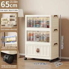 5/4/3/2/1 Layer Storage Cabinet, Home Folding Wardrobe, Clothes Organizer, Snack Cabinet, Baby/Kids Storage, No Assembly Required - Multicolor - View 19