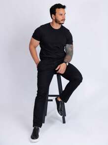 Mateo Floater Leather Casual Sneakers – Comfort And Style For Everyday Church Party Graduation Work - 黑色 - 查看 5