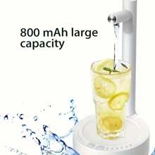 新款智能桌面水泵黑白桶装水全自动桌面无线饮水机充电。 - 彩色 - 查看 2