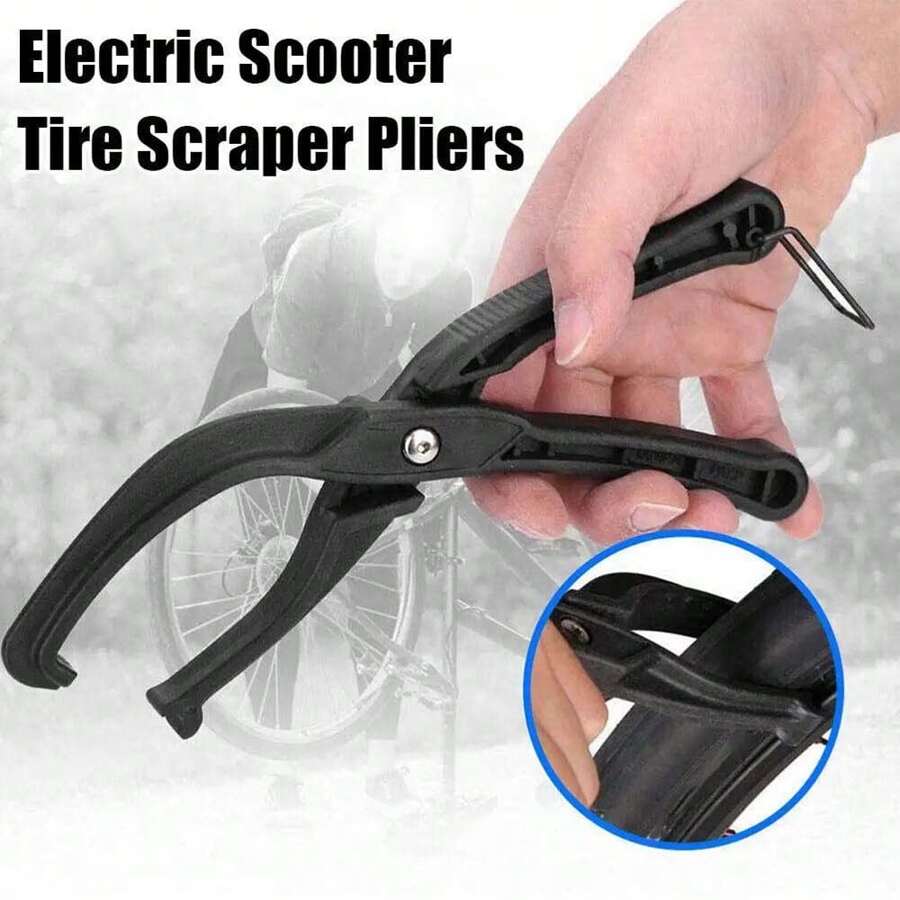1pc Bicycle Tire Lever Repair Tool Tire Removal Wrench Tire Repair Tool - Black - View 1