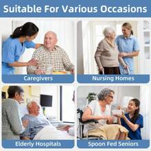 1 Adult Bib Design, Waterproof And Oil-Proof Cleaning Apron, Used For Dining And Eating, Protecting The Elderly's Clothes When Eating, Unisex