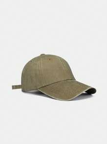 1pc Unisex Retro Solid Color Vintage Baseball Cap, Simple & Versatile, Suitable For Students, Outdoor Sports, Leisure Travel, Spring/Summer
