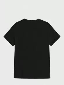 Clásico estadounidense "El mundo es tuyo", película criminal, Al Pacino, Tony Montana, impresión digital casual, de algodón pesado puro - Negro - Ver 2