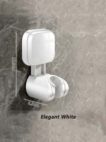 1 Suction Cup Showerhead Holder, Household Non Perforated Showerhead Holder, Strong Rotatable Base, Not Easy To Fall Off, Quick Disassembly And Installation