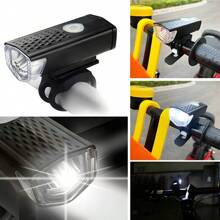 NetHong 2PCS Bike LED Rechargeable Front And Back Light Set Bicycle USB Waterproof Headlight - Black - View 7