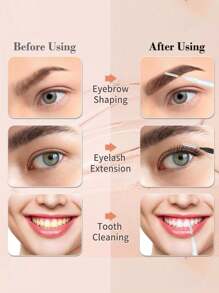 100 piezas Micro cepillo de cejas con tapa, cepillo de laminación de cejas, spoolies para cejas, pestañas, cepillo de cejas y pestañas, herramientas para rellenar, levantar y teñir cejas y pestañas, peine para extensiones