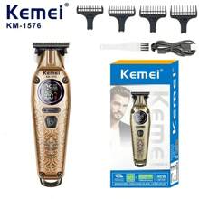 Kemei KM-1576 USB Schnelllade Haarschneidemaschine - langanhaltend Batterie, professioneller Haarschneider für Salon & Heimgebrauch