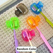 3 Peças Capa Protetora Portátil para Cabeça da Escova de Dentes, Caixa de Armazenamento Fácil de Abrir e Fechar, Caixa de Proteção para Escova de Dentes, Acessório Essencial de Banheiro para Casa e Viagem, Sem Álcool