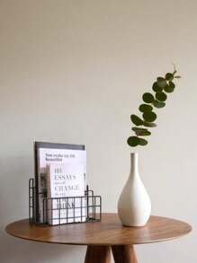 桌面邮件整理器文件整理器金属线邮件分类器信件整理器杂志架用于信件、邮件、书籍、明信片、小册子、邮件架（3 个插槽，）