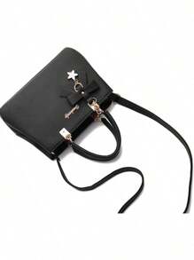 Dreubea Womens Handbag Tote Shoulder Purse Leather Crossbody Bag Bolsos Para Mujer - Xanh đậm - Xem 4