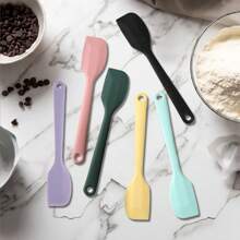 Small Mini Silicone Spatula, Seamless One-Piece Design, For Baking, Cooking, Baking Silicone Spatula, Butter Knife, Heat-Resistant, Easy To Clean, Silicone Spatula, Suitable For Non-Stick Cookware - Dishwasher Safe(This Product Is Not A Universal Model. Please Confirm Whether The Product Size Is Suitable Before Purchasing)