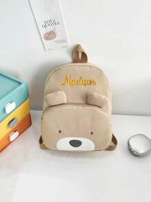 Personalized Embroidered Style, Student Casual Cartoon Backpack, Large Capacity Leisure Backpack, Animal Cartoon Backpack, Student Back-To-School Backpack, Popular Cute Bear Backpack, Corduroy Student Backpack, Large Capacity Leisure Backpack, Large Capacity Cartoon Plush Backpack, Fashion Casual Backpack, Corduroy Fashionable Personalized Casual Backpack, Large Capacity Cute Bear Backpack