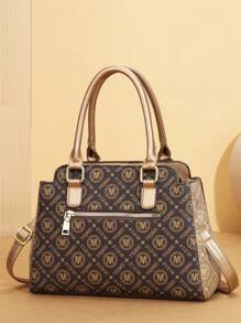 Nou set de trei piese la modă pentru mamă și fiică, geantă de mână casual și versatilă pentru femei