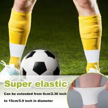 1 Pair Silicone Non-Slip Sports Equipment, Best Football/Soccer Training & Match Companion, Multi-Color Available