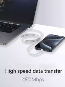 欧盟插头充电器，快速充电器 PD 20W 多功能保护壁式充电器 60W 3.3 英尺/6.6 英尺尼龙 USB C Type-C 充电线兼容 Apple 16Promax/16pro/16/15plus//15pro/15 和 TYPE-C 设备适用于旅行、办公室、宿舍和家庭适配器 Nan 快速充电 - 查看 11