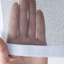 Anti-Mosquito Window Screen Self Adhesive Window Mosquito Net Summer Insect Proof Door Mosquitonet For Windows - Gray Mesh With White Edges - View 5