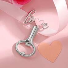 创意爱心形开瓶器，锌合金，非常适合婚礼、生日、聚会礼物、开瓶器，适用于户外、露营 - 彩色 - 查看 9