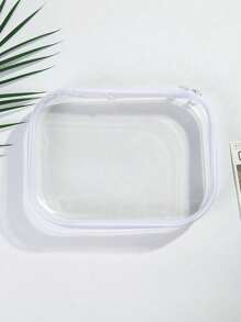 1pc/3pcs/6pcs Transparent PVC Cosmetic Bag, Waterproof Stationery Pouch, For Cosmetics Storage, Gift Packaging, Travel Supplies, And Collecting Collectibles
