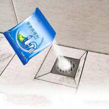 Quick Pipe Unblocking Agent Powerfully Dissolves Clogged Kitchen Sinks, Clears Bathroom Toilet Sewers, And Removes Odors - Powdery - View 5