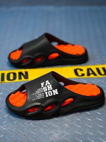 男士时尚按摩拖鞋，速干露趾室内/室外运动凉鞋，男士夏季沙滩街头休闲拖鞋，舒适浴室淋浴按摩家居鞋 - 彩色 - 查看 20