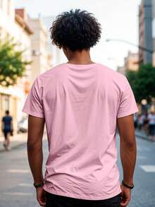 Shirt T-Shirt Rabbit Robot Cyborg Bear Unisex Vintage Ref 2271 VEST NERD - Rosa Pálido - Ver 4