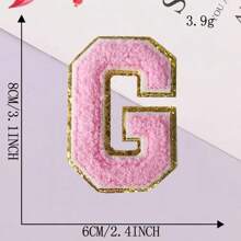 8CM Patch Letters For Clothes Alphabet Sticky Letter Clothing Bags Jacket Iron On Letter Emblems Chenille Patches For DIY MC006 - Multicolor - View 35