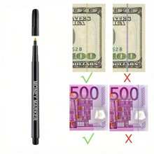 Currency Verification, Counterfeit Currency Detection Pen, 5 Portable Mini Money Detection Pen, Used For Multi-Country Banknote Authenticity Verification - Multicolor - View 7