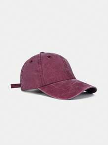 1pc Unisex Retro Solid Color Vintage Baseball Cap, Simple & Versatile, Suitable For Students, Outdoor Sports, Leisure Travel, Spring/Summer