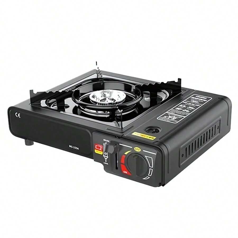 Portable Stove Automatic Gas Stove For Camping Explorer - 黑色 - 查看 1