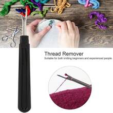 Bộ 4 dụng cụ tháo đường may, dụng cụ cắt chỉ bằng thép không gỉ, dụng cụ may vá có tay cầm bằng nhựa, dụng cụ tháo chỉ dễ dàng để chế tác và may vá - Nhiều màu - Xem 11