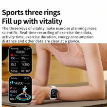 Reloj inteligente (responder llamadas/marcar) para hombres y mujeres, pulsera inteligente con pantalla HD de 1,85 pulgadas, podómetro de seguimiento de actividad física, recordatorio de mensajes, despertador, recordatorio de período para mujeres, búsqueda de teléfono, compatible con teléfonos Android e IOS