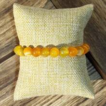 1st/Gele Agaat Armband Wijsheid En Kracht Perfecte Vrouwen Armband