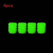 Glow-In-The-Dark Tire Valve Caps For Cars, Electric Vehicles, Motorcycles, Bicycles, Trucks
