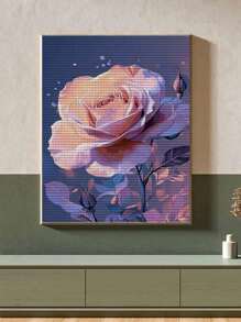 Pintura de Diamantes 5D DIY - Flores Vibrantes, Kit de Arte de Diamantes, Decoración de Pared del Hogar, Regalo para Amigos, Navidad, Día de San Valentín, Halloween, Acción de Gracias