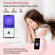 Hwagol 170 MAh Kids Smart Watch Gift Age 5-12, 4 Games HD Touch Screen Women's Smart Watches With 11 Sport Mode Music Control 80+ Watch Faces Pedometer 12/24 Educational Birthday Gifts Men Smart Watch For Girls Boy Ages 7 8 9 10