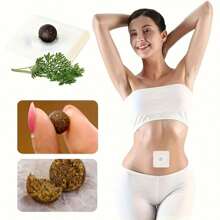 30/50 片草本肚脐贴，腹部护理贴，天然成分温和无刺激，适合日常身体护理，塑造完美体型