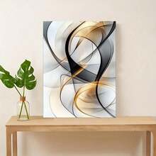 Vintage-Inspired Oil Painting Wooden Frame Wall Decor For Home And Office