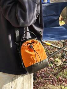 2025 New Commuter Backpack, Large Capacity, College Style, Multifunctional Messenger Bag (No Strap Included), Water Bottle Pocket, Outdoor Camping, Unisex, Shoulder Bag, Fashion Casual, Business, Gift, Water-Resistant Fabric, Travel Chest Bag, Gym Bag, Summer Sports Bag, Durable, Foldable, Expandable, Multipurpose, Zipper, Business Trip, Travel Holiday - Multicolor - View 6