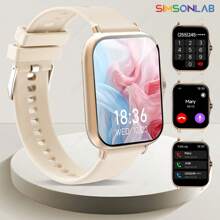 SIMSONLAB Nuevo reloj inteligente 2025 de 1,83" con pantalla táctil HD completa, unisex, compatible con marcación/respuesta de teléfono, podómetro, contador de calorías, múltiples modos deportivos, notificaciones de mensajes y llamadas, reloj inteligente multifuncional, smartwatch de fitness, mejor opción de regalo - Multicolor - Ver 15