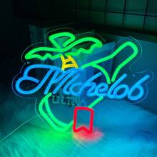 Bar Neon Sign, Beer LED Neon Light For Wall Decor, USB Powered Neon Bar Signs, Acrylic Bar Neon Lights Man Cave, Bedroom, Home Bar, Store, Club, Bistro, Party, Christmas,USB Power Supply Can Be Reused, Comes With Accessories, And Is Easy To Install.