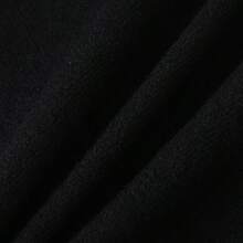 Celana Pendek Kasual Polos untuk Anak Laki-Laki, Serbaguna untuk Musim Panas - Hitam - View 8