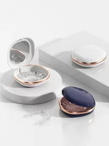 Exquisite Dental Brace Box, Portable And Compact Storage, Sealed And Bacteria-Proof, Super. A Good Companion On The Road To Orals, Super Convenient For Classified Storage, Keeping The Dental Brace Clean, And A Good Assistant For Oral Care