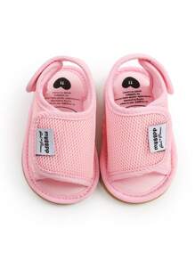 Infant Girls Summer Sandals Princess Dress Wedding Flats Shoes Newborn Toddler Soft Non-Slip Sole First Walker Crib Shoes Mesh Material Has Good Breathability, Which Can Keep Infant's Feet Dry And Avoid Discomfort Caused By Sweating - Pink - View 8