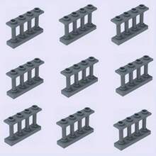 20pcs 1x4x2 Dot Farm & Garden Building Block Set With Ranch Fence - DIY Animal Scene Playset, Bricks Toy 15332 - Multicolor - View 9