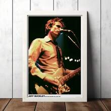 1pc Unframed, Jeff Buckley Concert Poster - Music Fan Collectibles - Vintage Music Poster - Home Decor - Wall Art - Canvas Poster Bedroom Decor Stickers Home Decor Living Room Wall Paper Wall Stickers Party Decorations Living Room Decor Bedroom Office Decor Home Decor Items